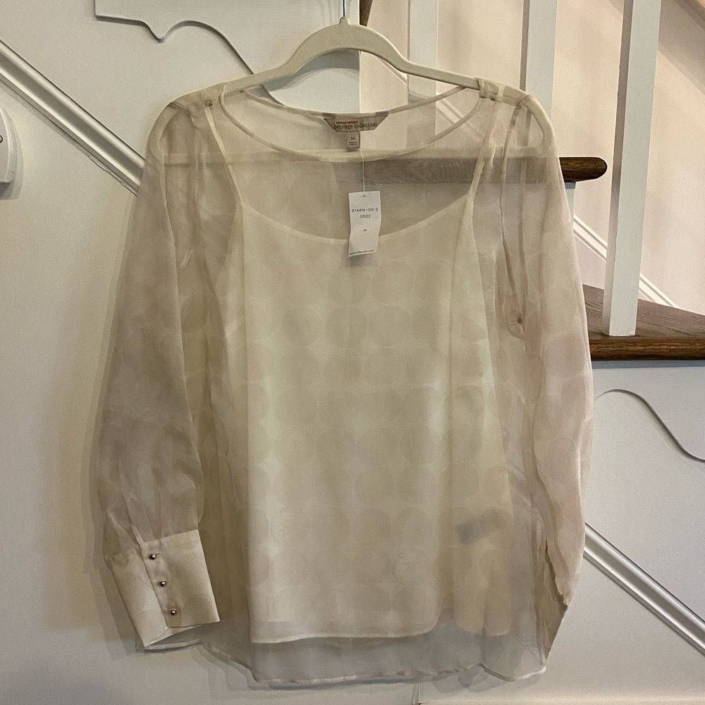 Long sleeve blouse